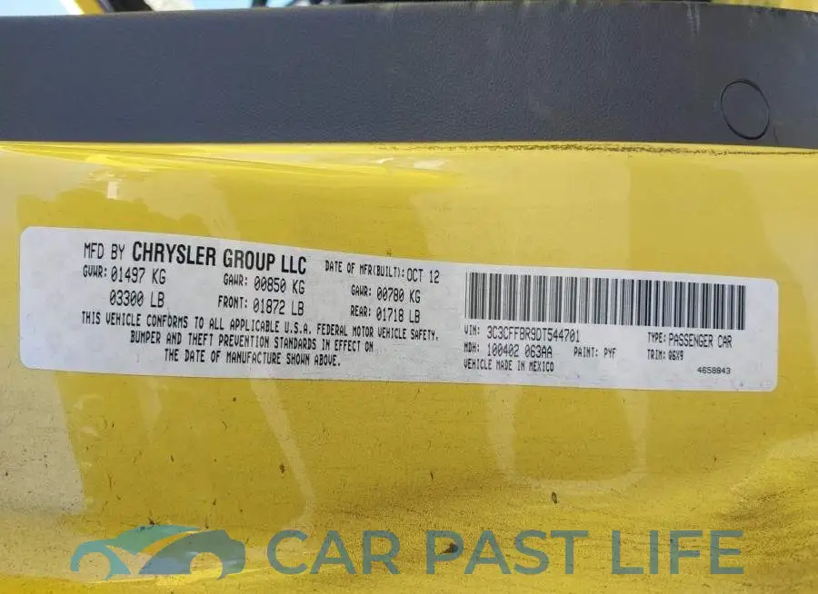 3C3CFFBR9DT544701# 9
