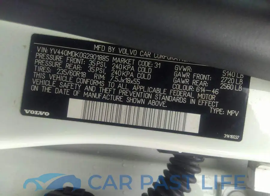 YV440MDK0G2901885# 9