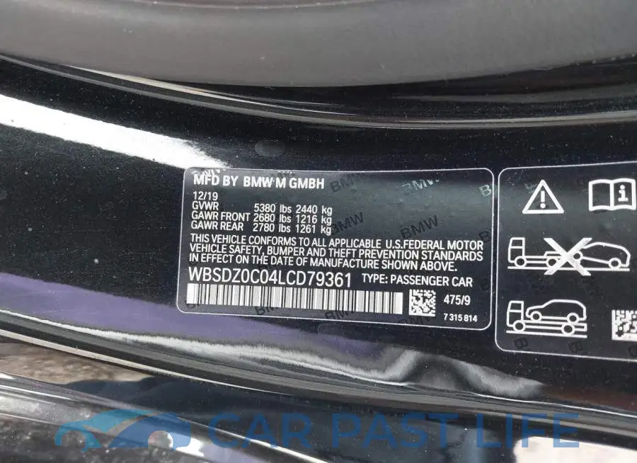 WBSDZ0C04LCD79361# 9