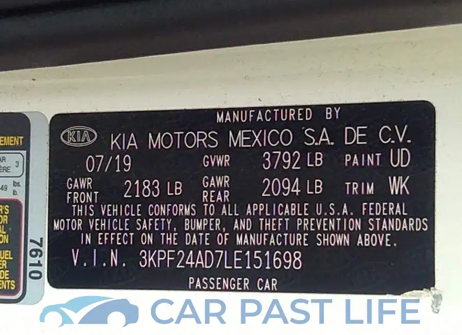 3KPF24AD7LE151698# 9