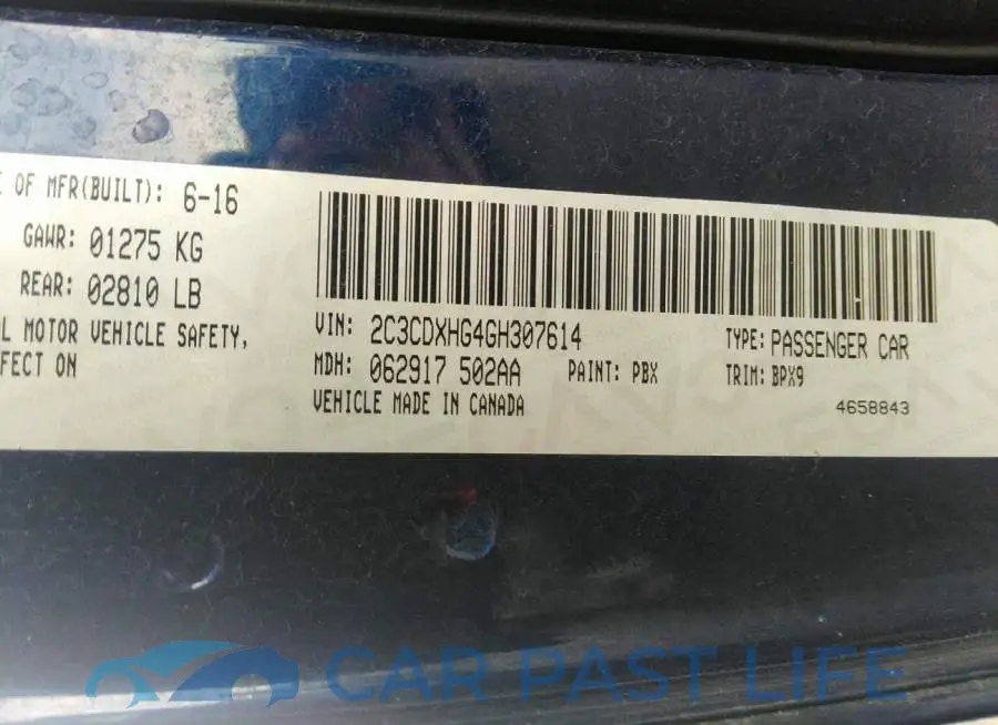 2C3CDXHG4GH307614# 9