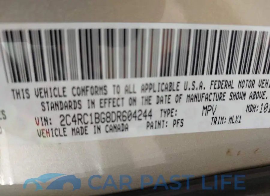 2C4RC1BG8DR604244# 9