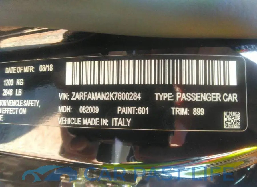 ZARFAMAN2K7600284# 9