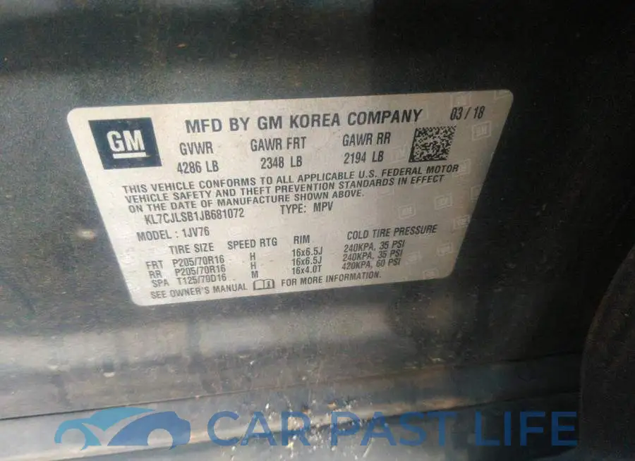 KL7CJLSB1JB681072# 9