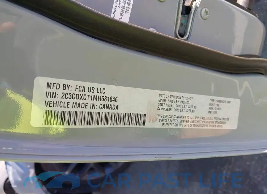 2C3CDXCT1MH681646# 9