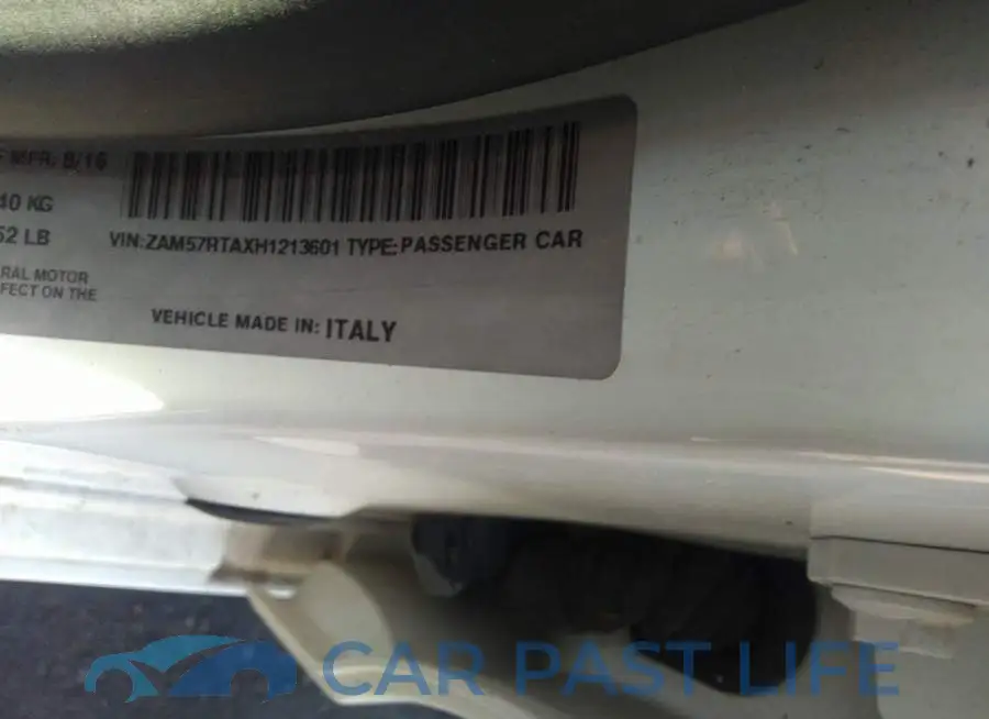 ZAM57RTAXH1213601# 9
