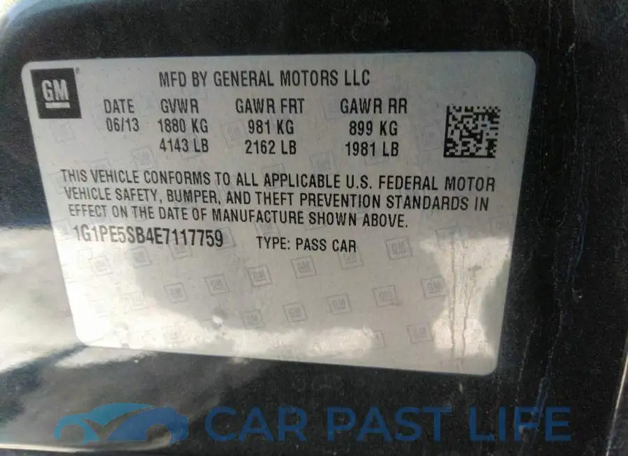 1G1PE5SB4E7117759# 9