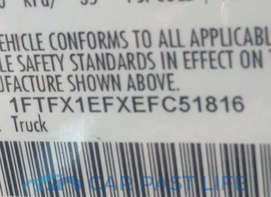 1FTFX1EFXEFC51816# 9