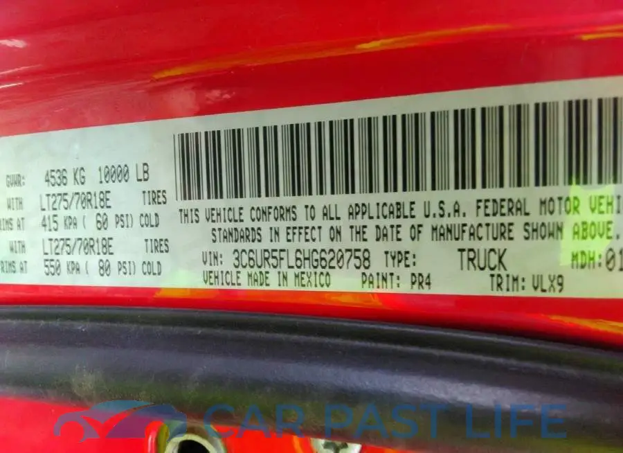 3C6UR5FL6HG620758# 9