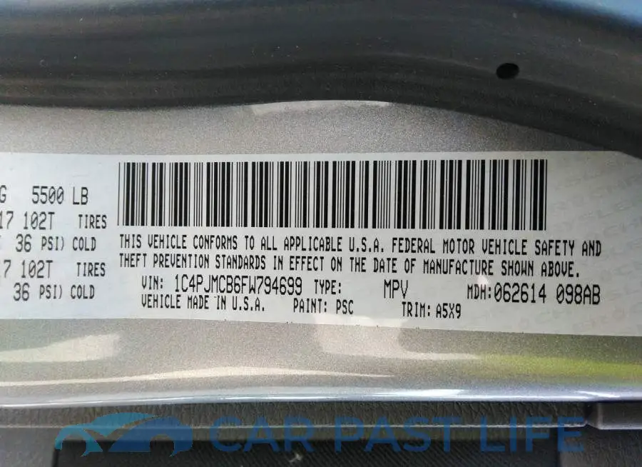 1C4PJMCB6FW794699# 9