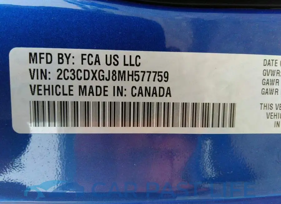 2C3CDXGJ8MH577759# 9