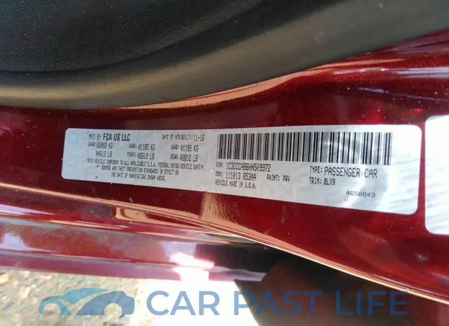 1C3CCCAB6HN509972# 5