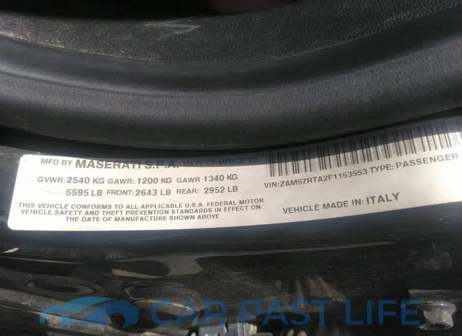 ZAM57RTA2F1153553# 9