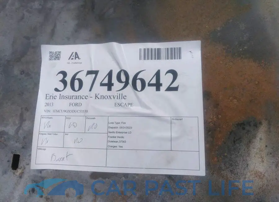 1FMCU9GX5DUC53530# 9