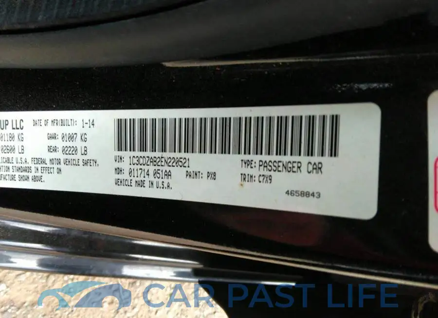 1C3CDZAB2EN220521# 9