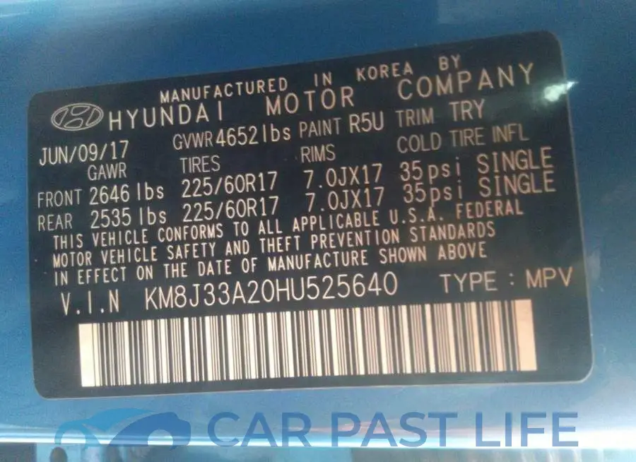 KM8J33A20HU525640# 9