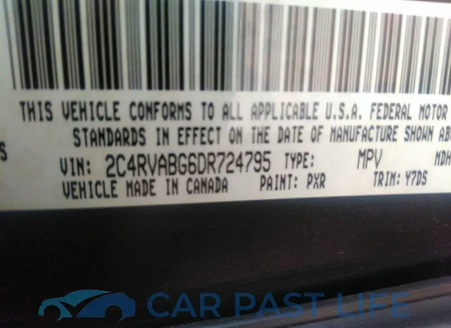 2C4RVABG6DR724795# 9