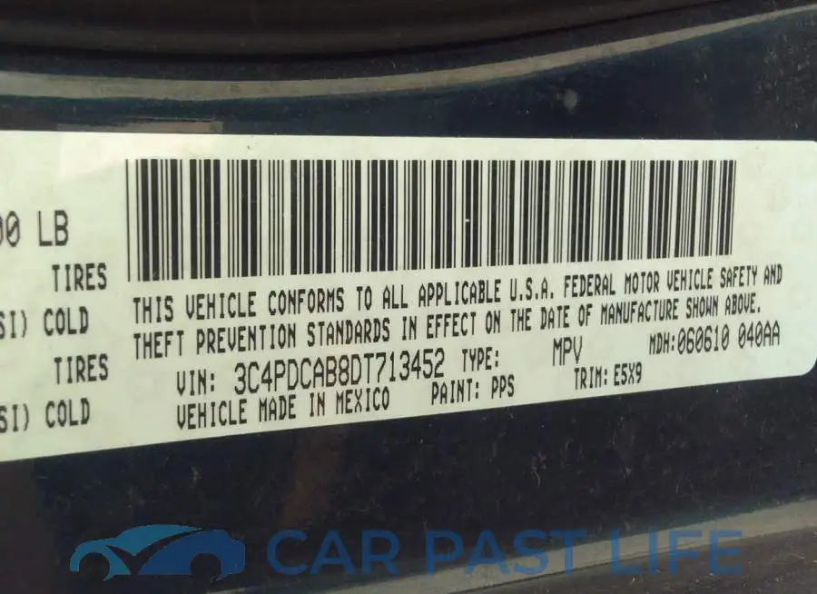 3C4PDCAB8DT713452# 9