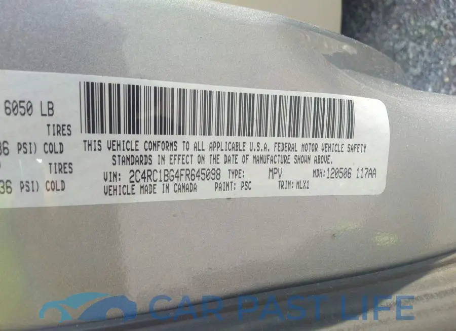 2C4RC1BG4FR645098# 9