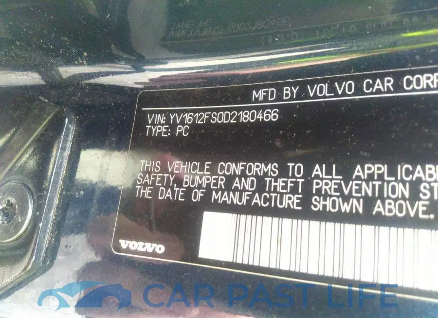 YV1612FS0D2180466# 9