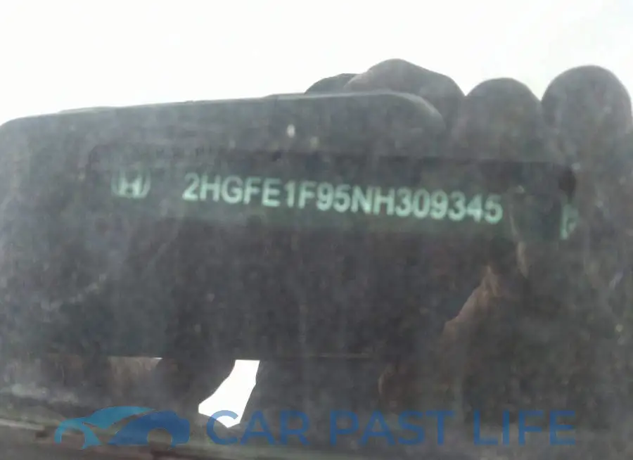 2HGFE1F95NH309345# 9