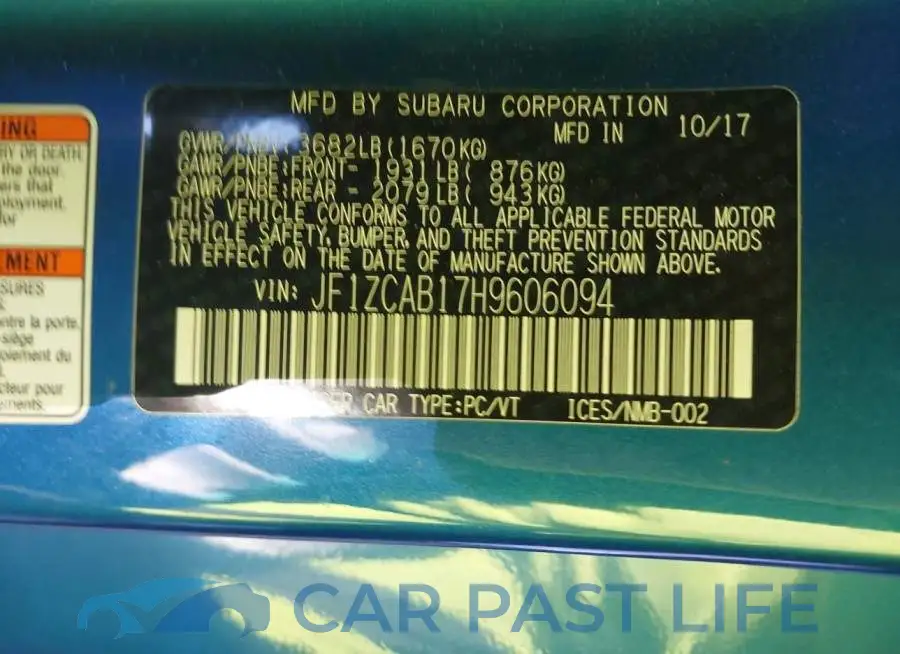 JF1ZCAB17H9606094# 9