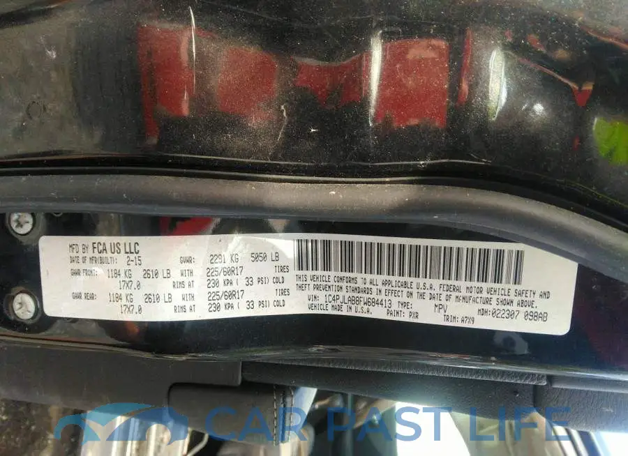1C4PJLAB8FW684413# 9