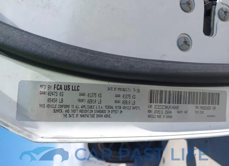 2C3CDZC90JH146402# 9