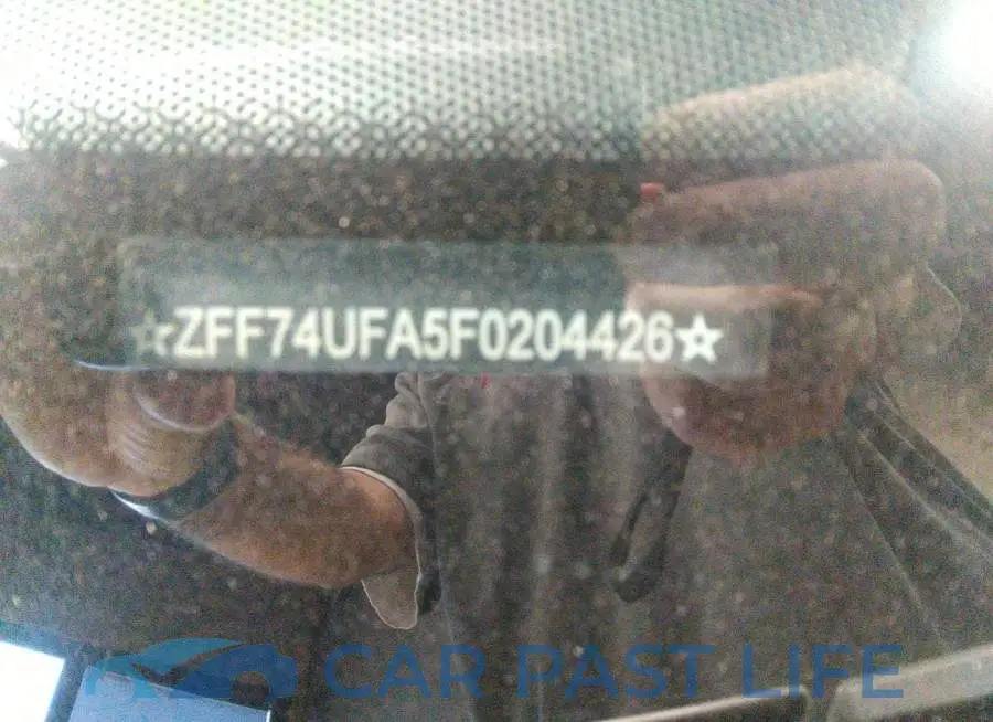 ZFF74UFA5F0204426# 9