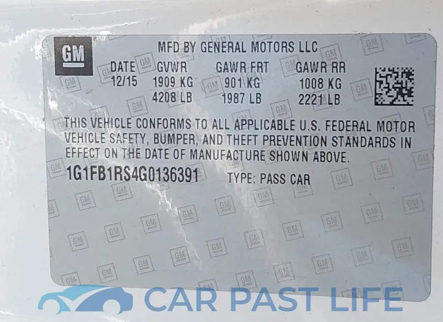 1G1FB1RS4G0136391# 9