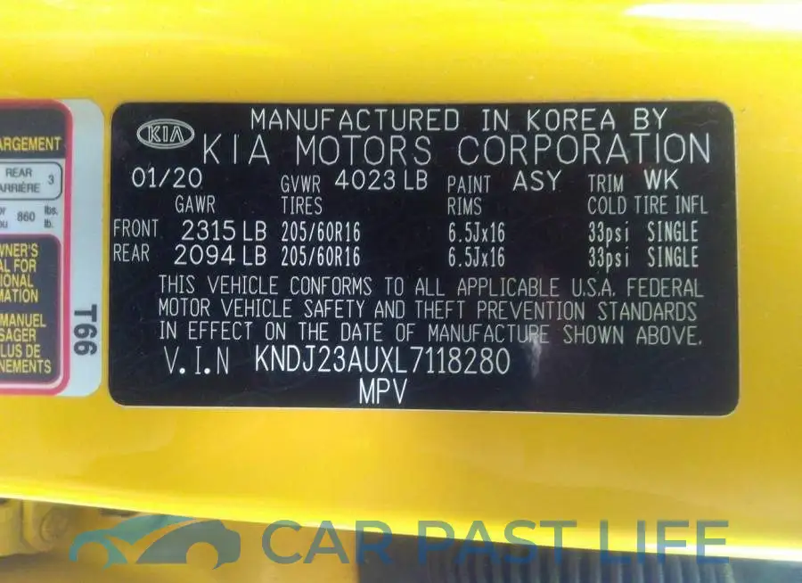 KNDJ23AUXL7118280# 9