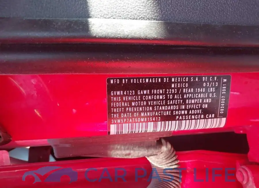 3VW5P7AT5DM815412# 9