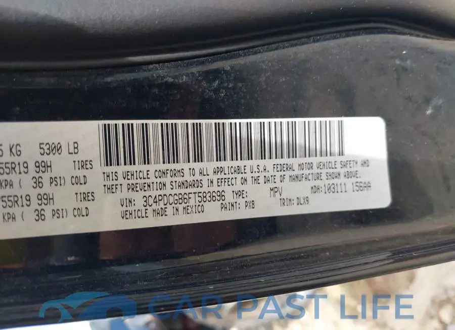 3C4PDCGB6FT583696# 9