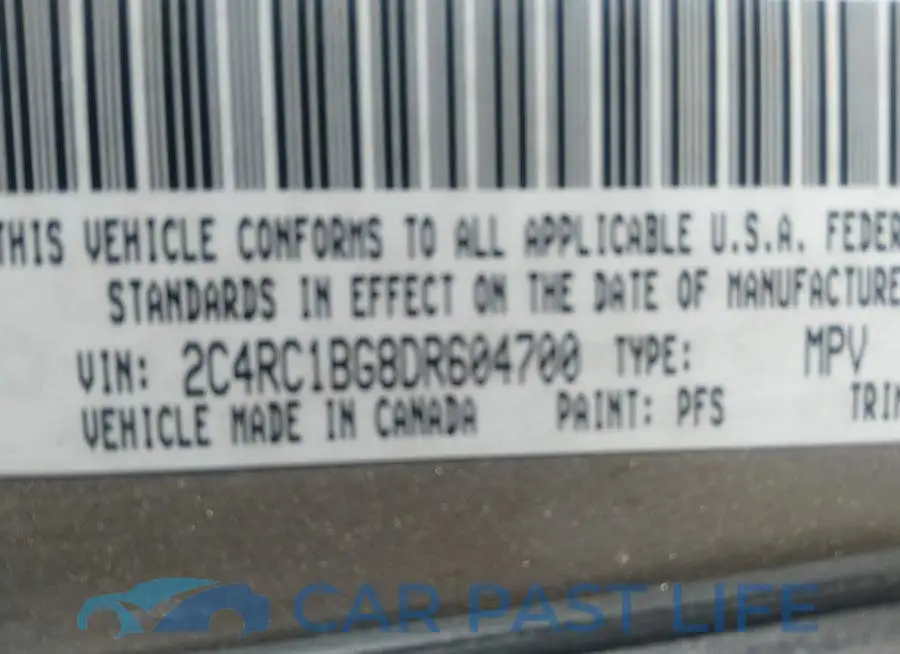 2C4RC1BG8DR604700# 9
