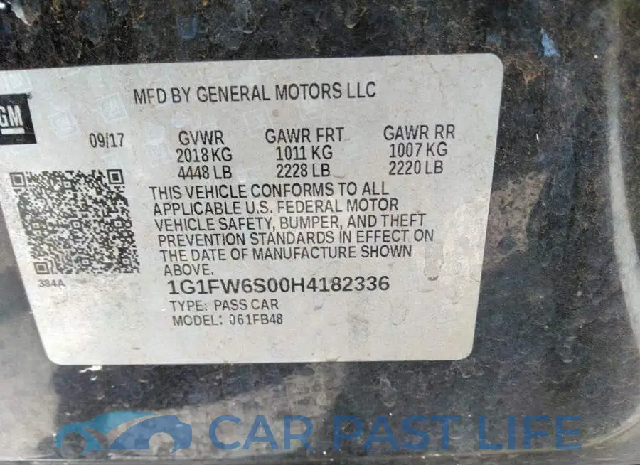 1G1FW6S00H4182336# 9