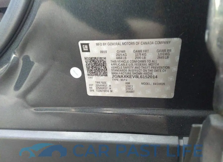 2GNAXKEV8L6152014# 9