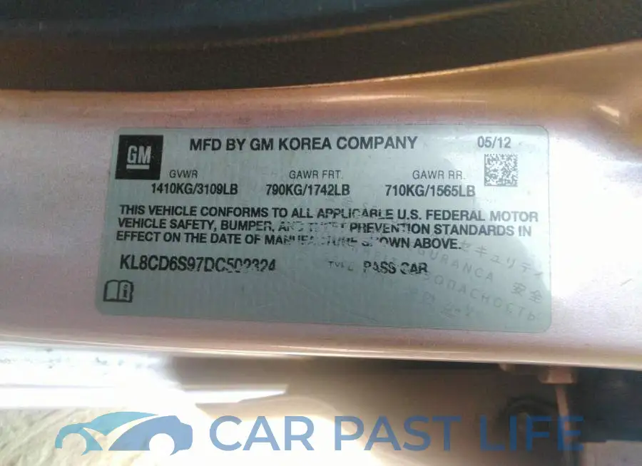 KL8CD6S97DC502324# 9