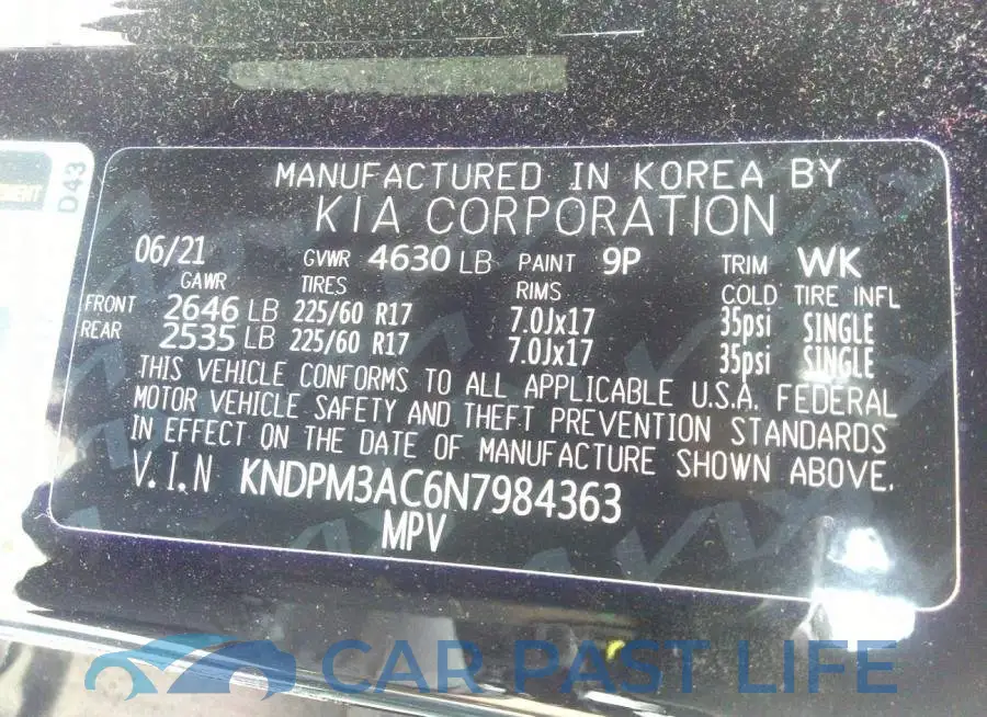 KNDPM3AC6N7984363# 9