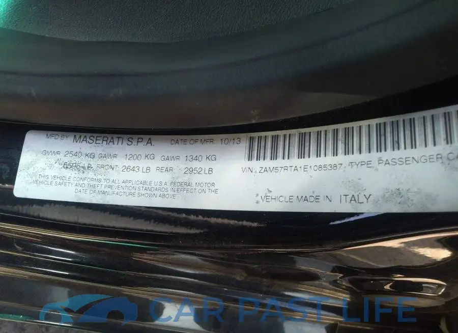 ZAM57RTA1E1085387# 9