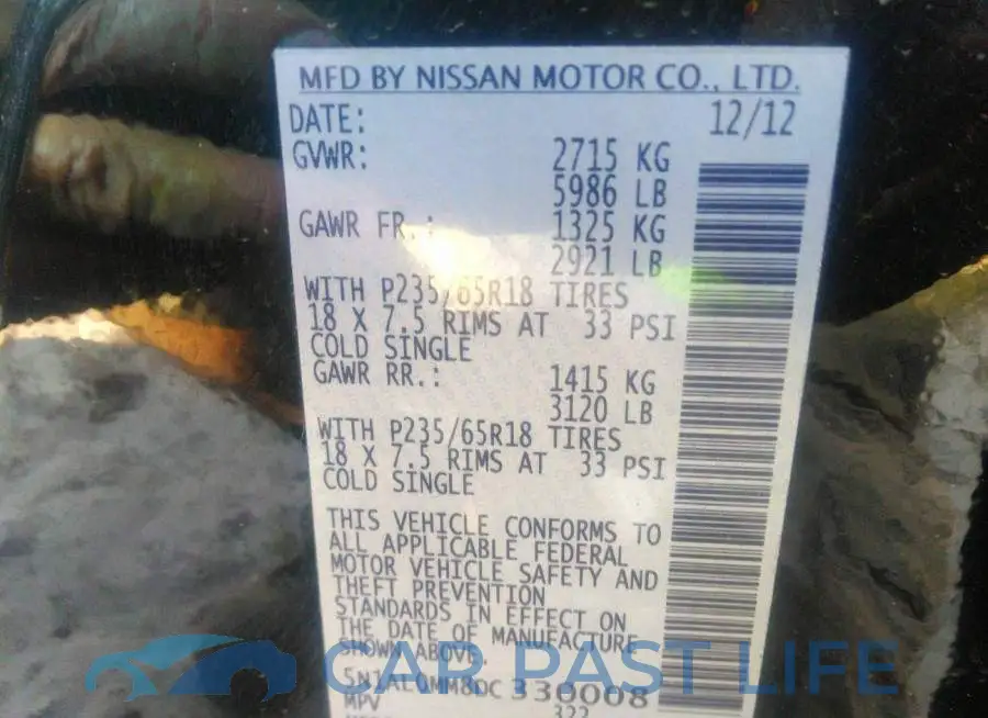 5N1AL0MM8DC330008# 9