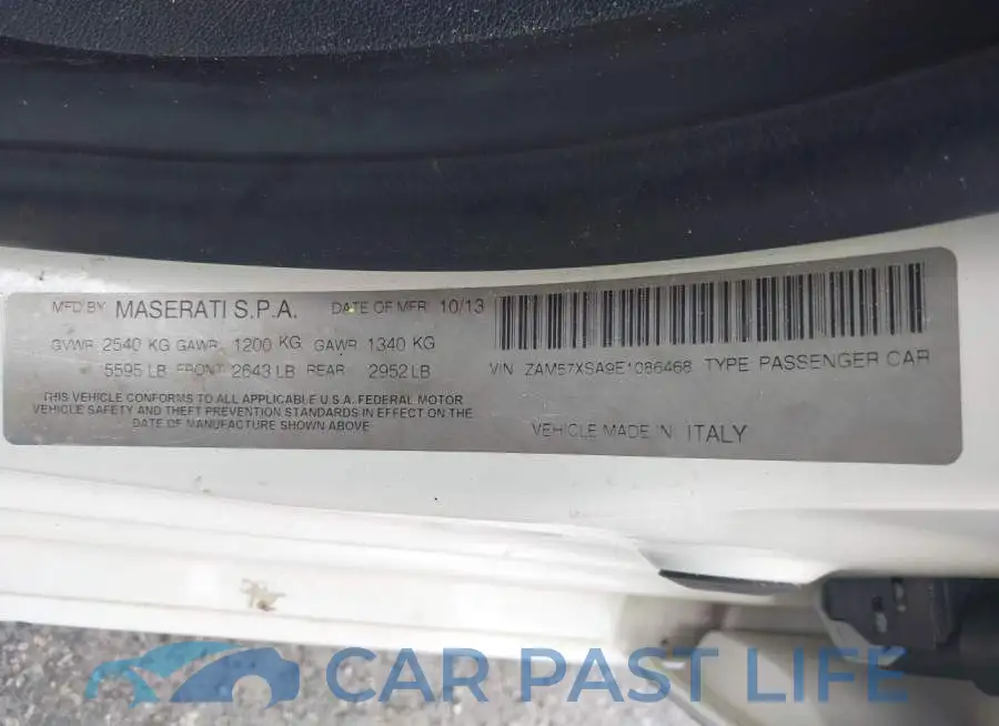ZAM57XSA9E1086468# 9