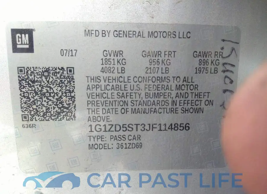 1G1ZD5ST3JF114856# 9