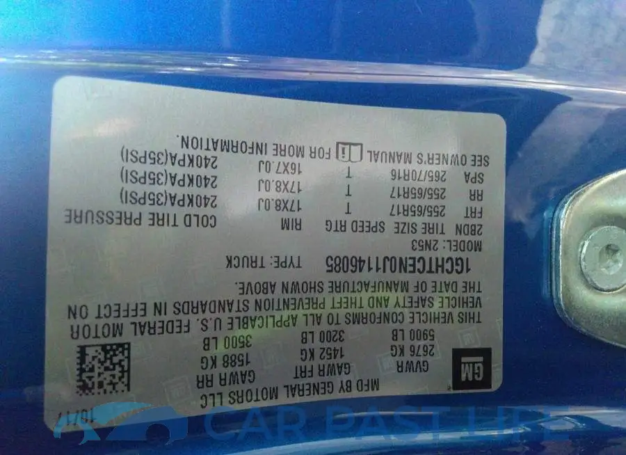 1GCHTCEN0J1146085# 9