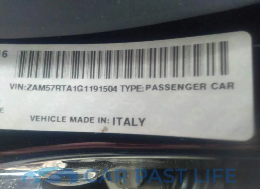 ZAM57RTA1G1191504# 9