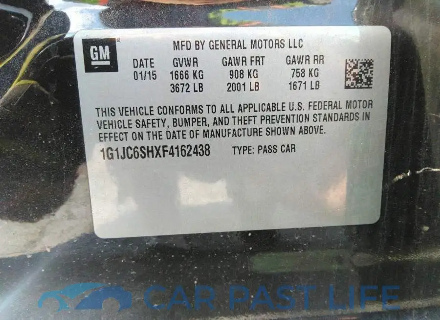 1G1JC6SHXF4162438# 9