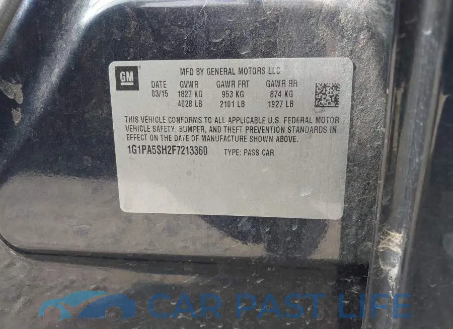 1G1PA5SH2F7213360# 9