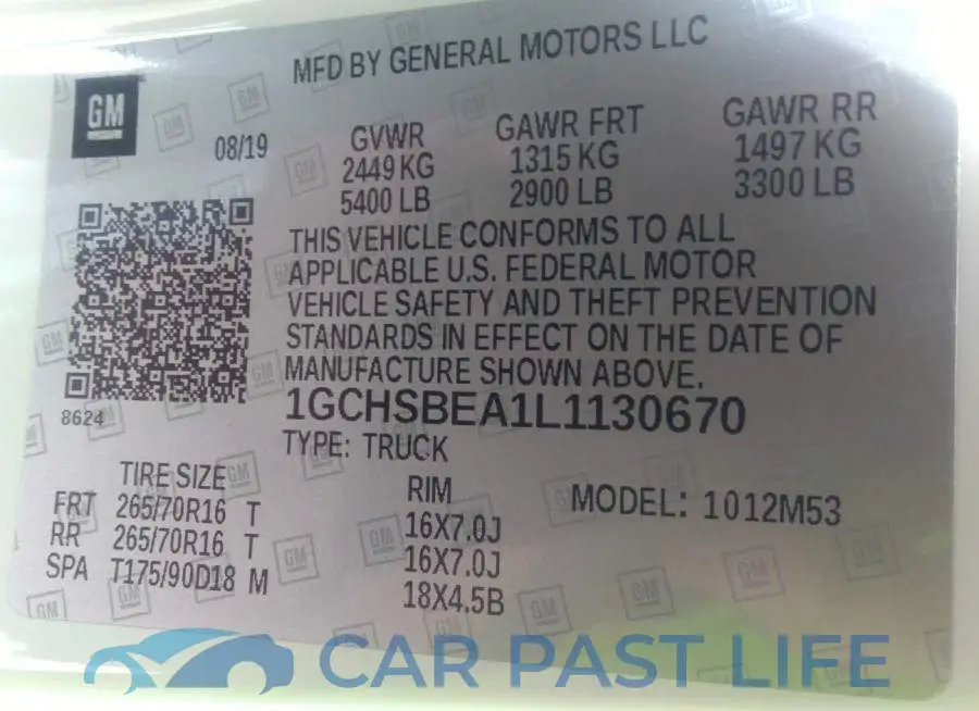 1GCHSBEA1L1130670# 9