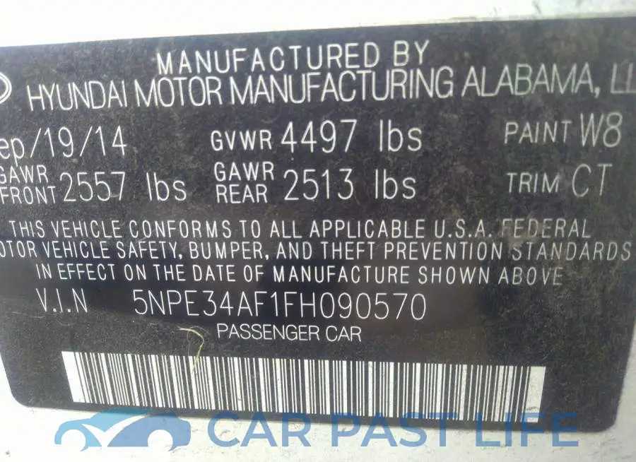 5NPE34AF1FH090570# 9