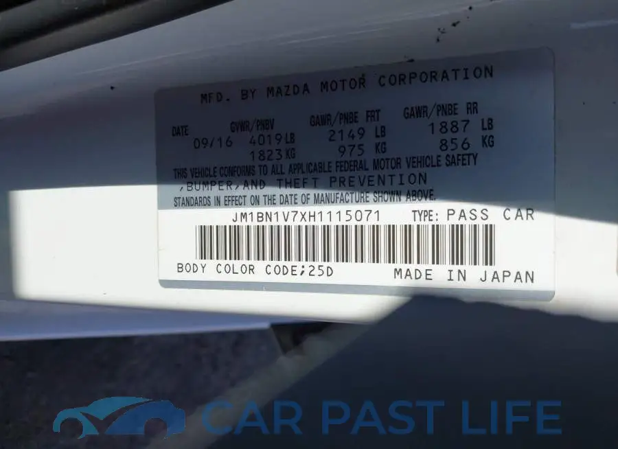 JM1BN1V7XH1115071# 9