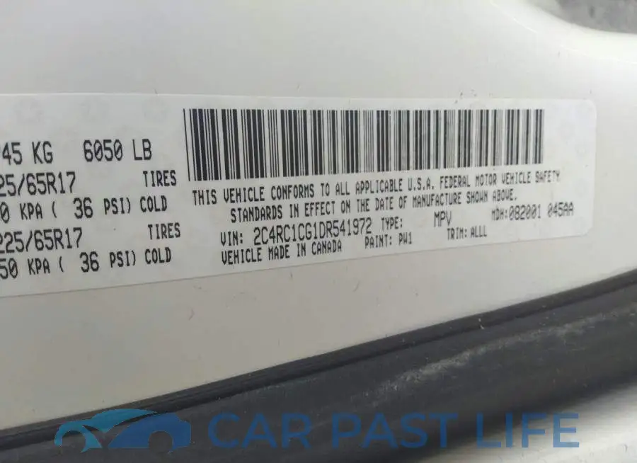2C4RC1CG1DR541972# 9
